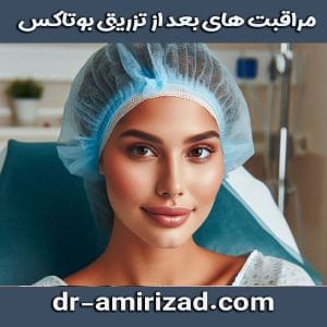 مراقبت های بعد از تزریق بوتاکس از دکتر احسان امیری زاد ، بهترین دکتر تزریق بوتاکس در تهران